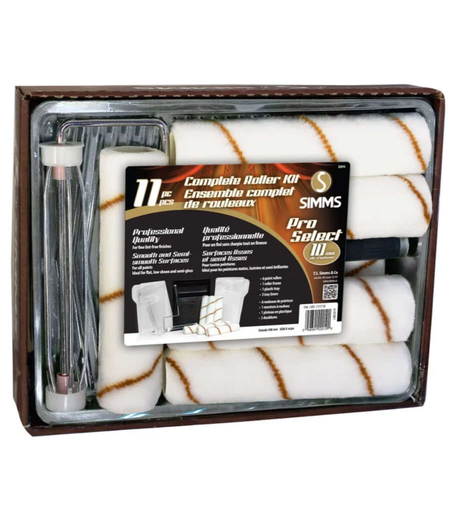 Simms Pro Select 11-piece Roller Kit