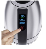 Chefman 1.8 L Custom-Temp Digital Kettle, Stainless Steel