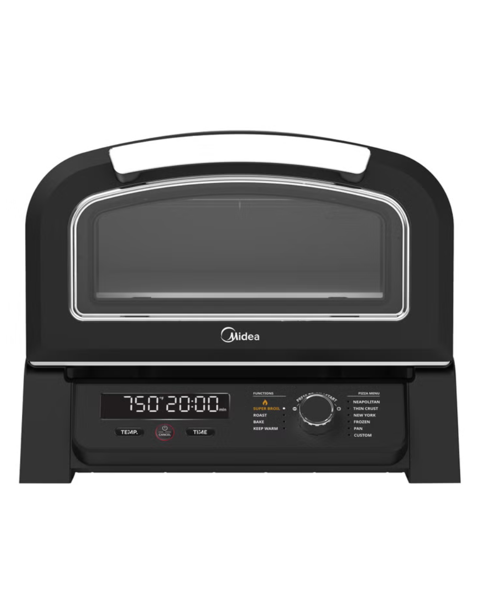 Midea 12 in. Electric Pizza Oven with Cordierite Pizza Stone