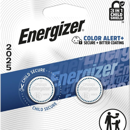 Energizer Holdings EVE2025BP2 Lithium Button Cell Size General Purpose Battery