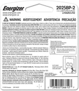 Energizer Holdings EVE2025BP2 Lithium Button Cell Size General Purpose Battery