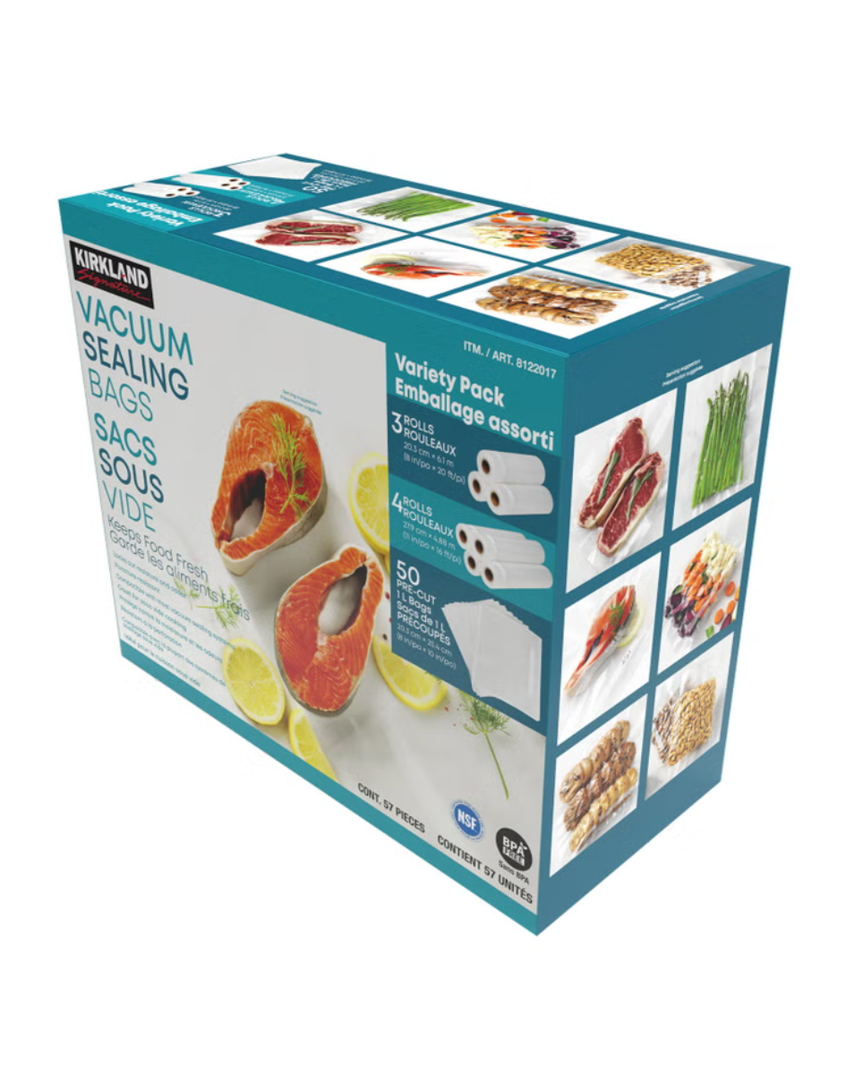 Kirkland Signature Vacuum Sealing Bags, Assortment Pack
