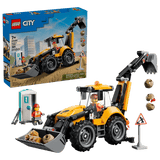 Lego City Yellow Backhoe Loader