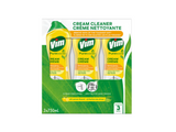 Vim , Cream Cleaner Lemon Scent, 3 × 750 mL , Yellow