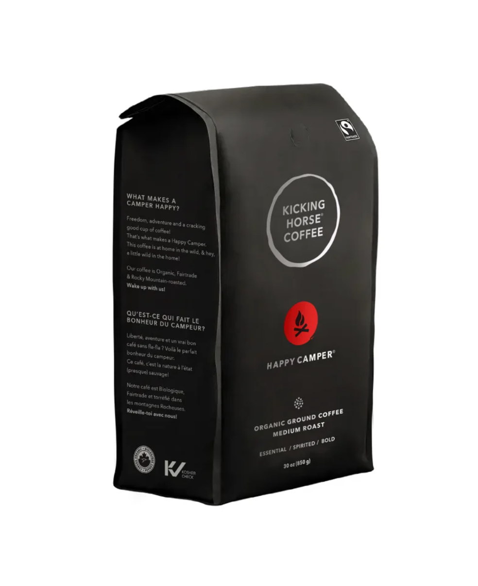 Kicking Horse Happy Camper Ground Coffee, 850 g