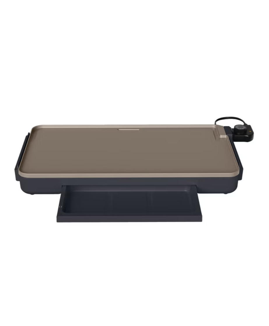 bella XL Ceramic Griddle with Warming Tray