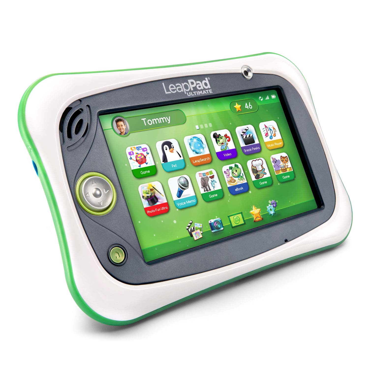LeapFrog LeapPad Ultimate Get Ready for School Tablet, Green (English Version)