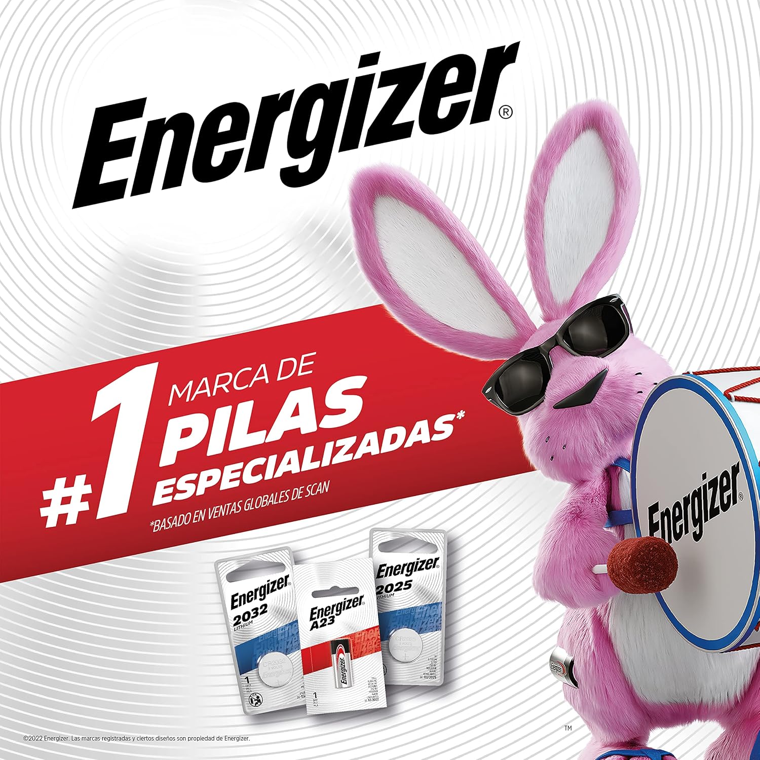 Energizer Holdings EVE2025BP2 Lithium Button Cell Size General Purpose Battery