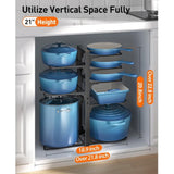 ORDORA 4D-21H Pots and Pans Organizer 21" Hight