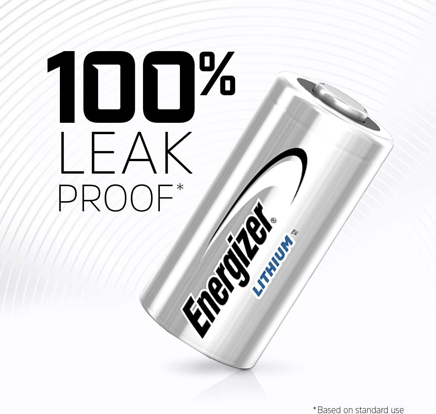 Energizer 123 Lithium 3-Volt Battery, 2-Pack