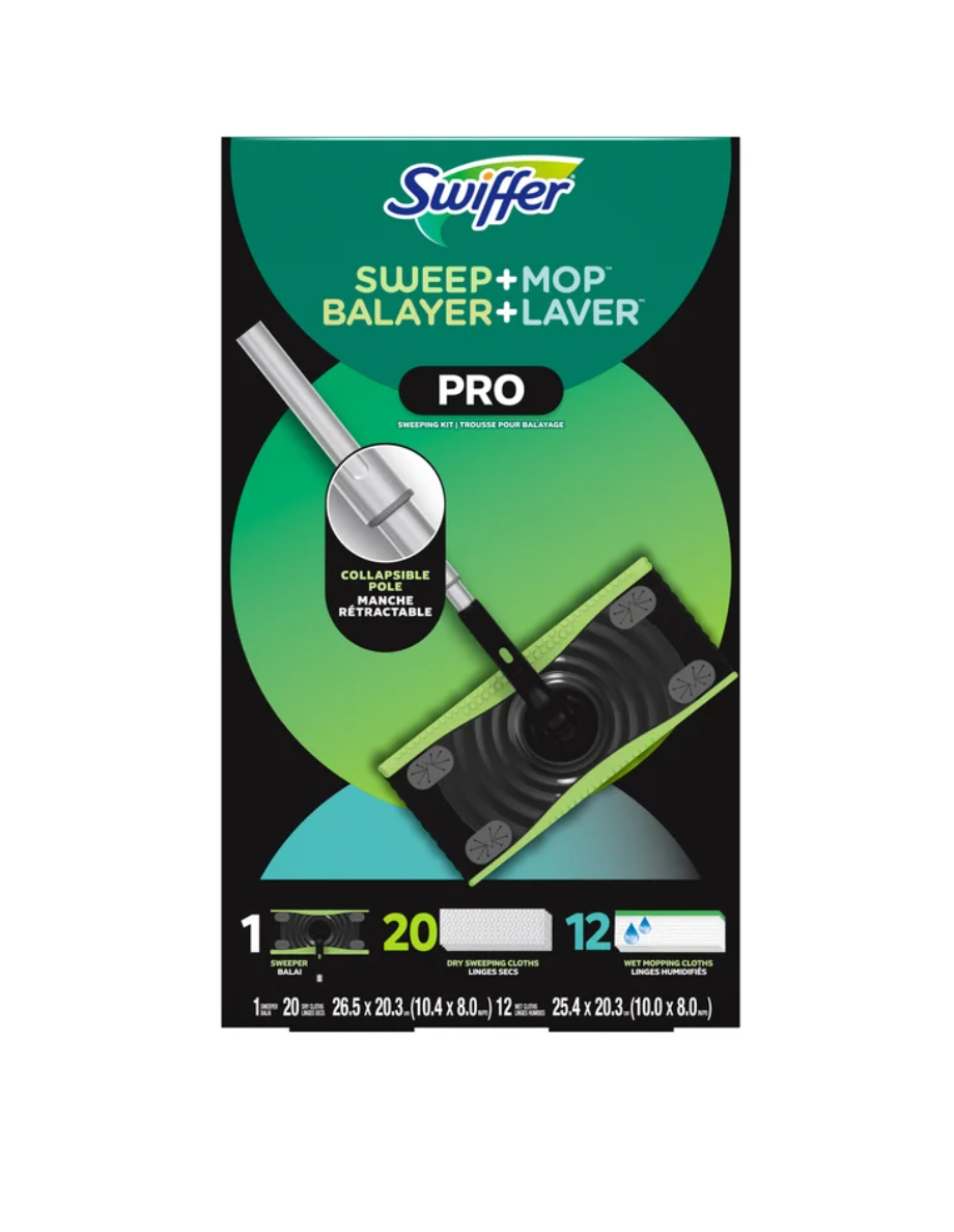 Swiffer , Pro Sweep+Mop Starter Kit , Black