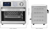 Kalorik MAXX 16 Quart Digital Air Fryer 9-in-1 Oven, Stainless Steel (AFO 47797 SS)