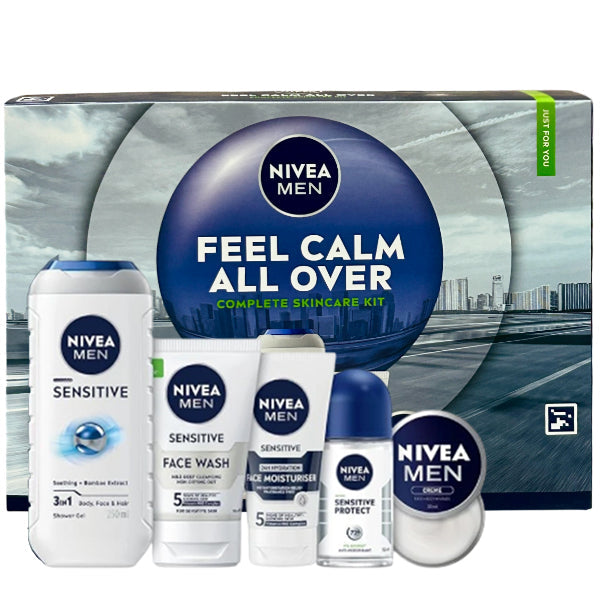 Nivea Men Skincare Gift Set Calm All Over 5-Pack