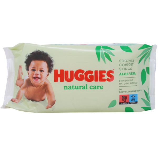 Huggies Natural Care Aloe Vera 56 ct
