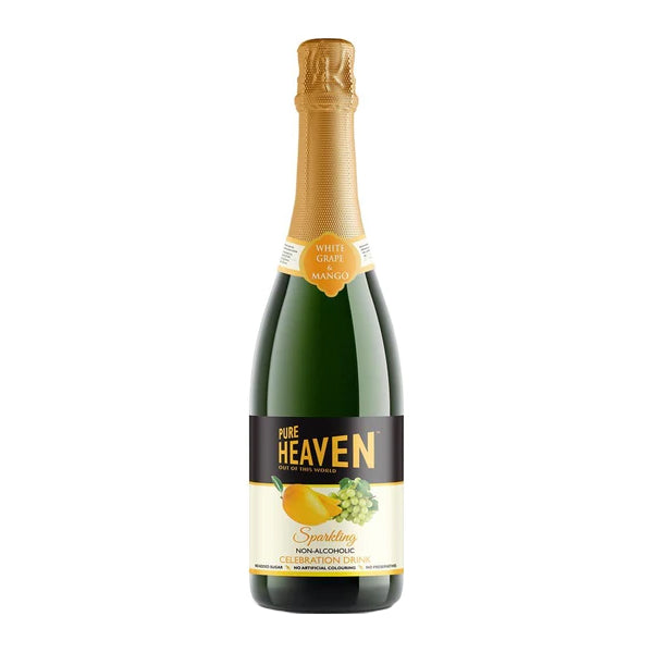 Pure Heaven White Grape & Mango Sparkling Drink 750 mL