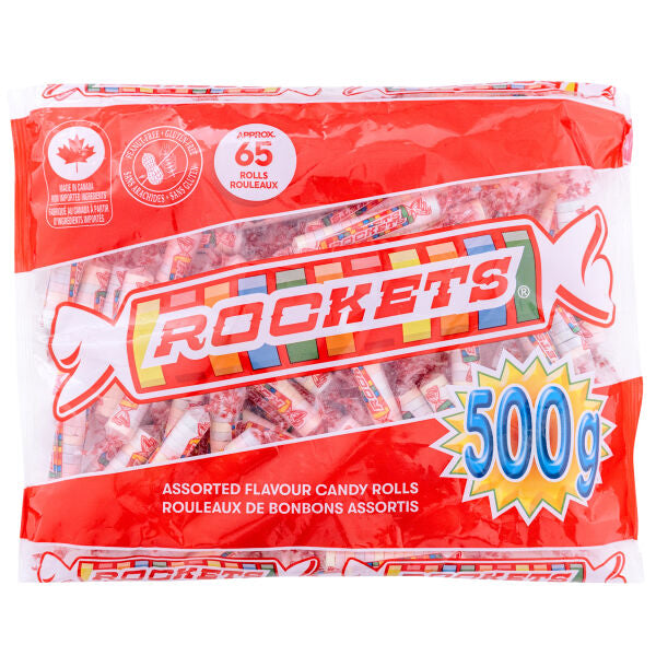 Regal 65 pc Rocket Candy Rolls 500 g