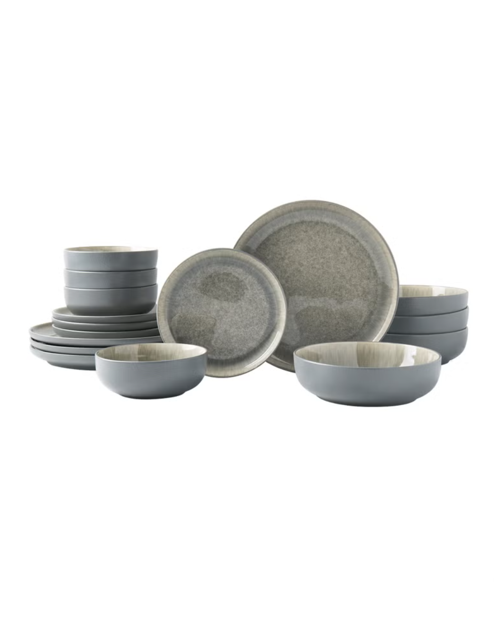 Denmark Stoneware Dinnerware Set, 16-pieces