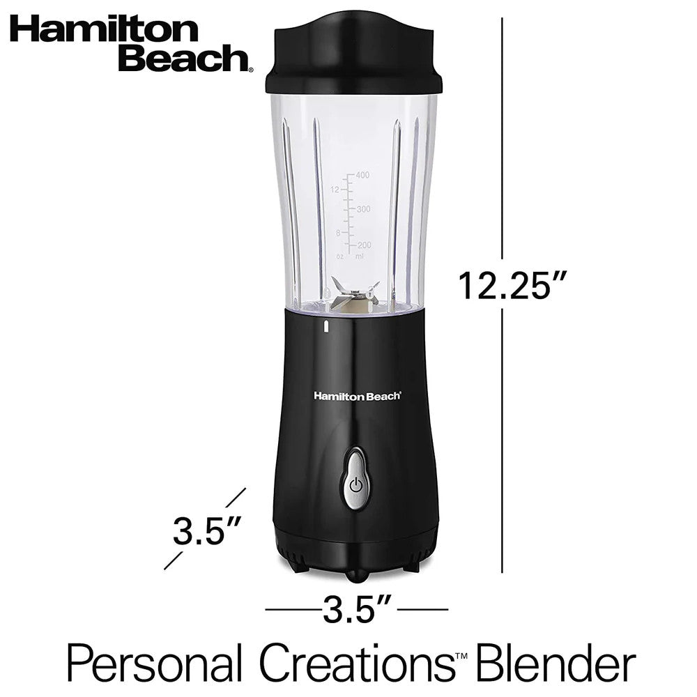 HAMILTON BEACH 51101BC Personal Blender with Travel Lid