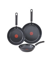 T-fal Ceramic Non-Stick Skillet Set, 3-pieces