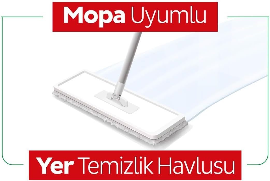 Sleepy Easy Clean MOP Disposable Floor Cleaning Towel, 50 Mop Compatible Wipes (PIN BLUE)