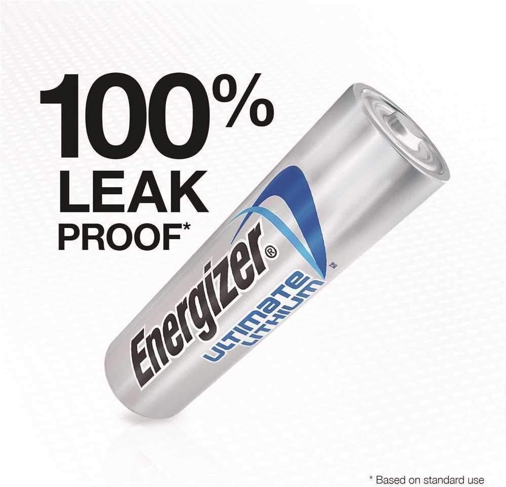 Energizer Ultimate Lithium AA Battery, Pack of 4