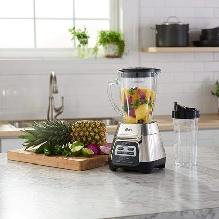 Oster Texture Select Master Series Blender with Glass Jar, Chrome