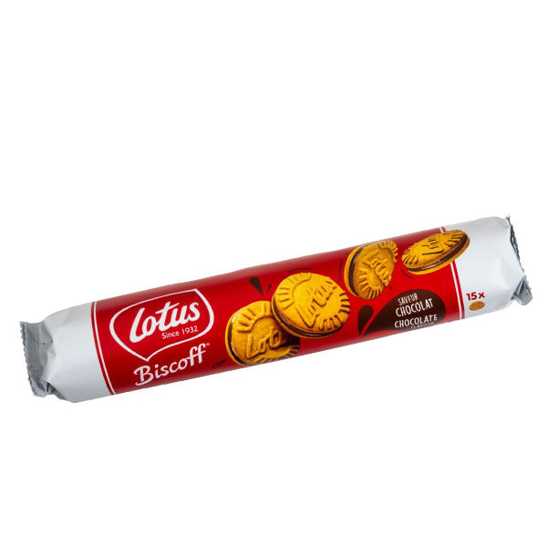Lotus Biscoff Sandwich Cookies Chocolate Cream 150 g