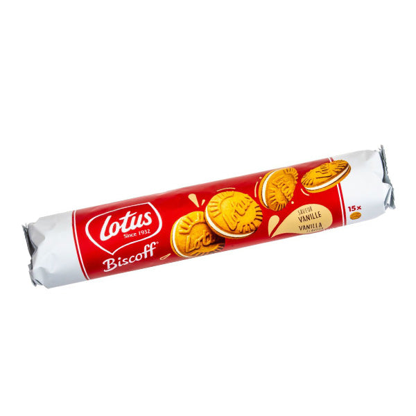Lotus Biscoff Sandwich Cookies Vanilla Cream 150 g