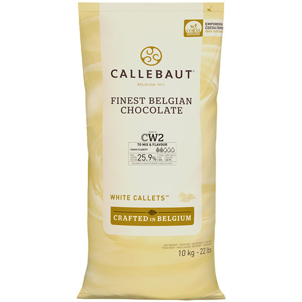 Callebaut White Chocolate Callets 10 kg