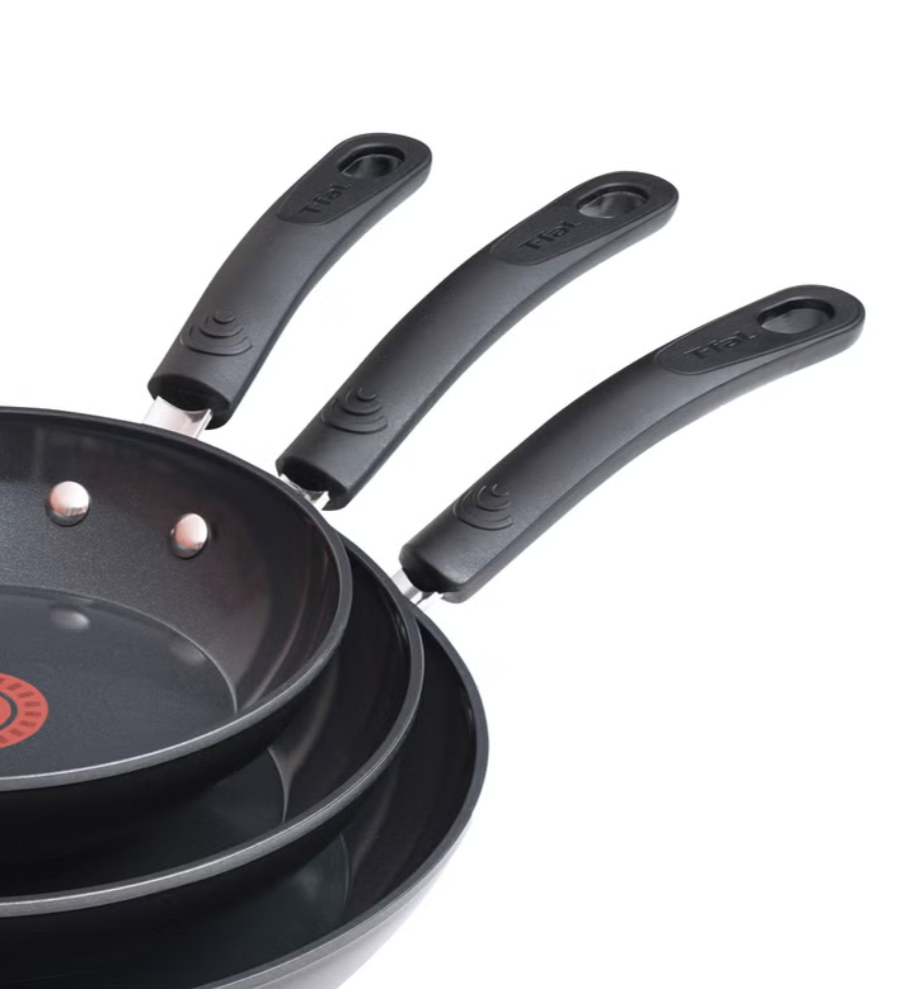 T-fal Ceramic Non-Stick Skillet Set, 3-pieces