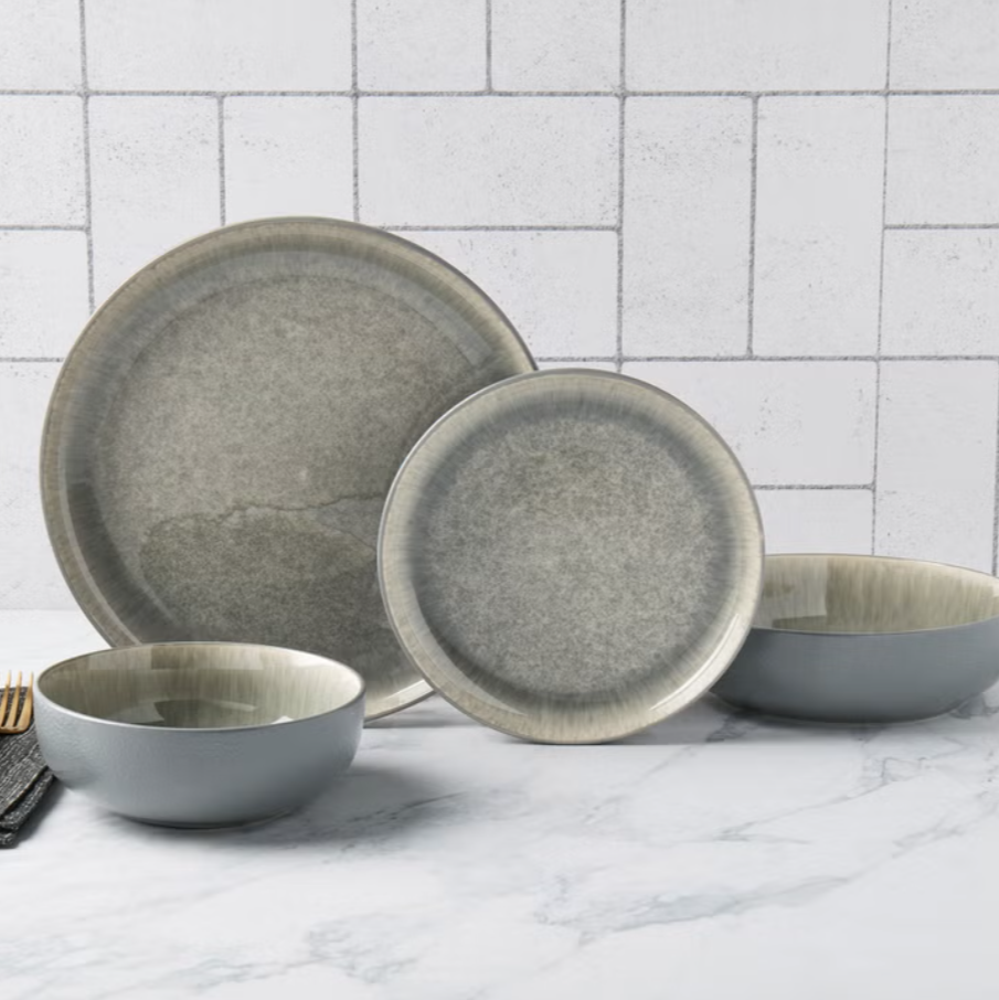 Denmark Stoneware Dinnerware Set, 16-pieces