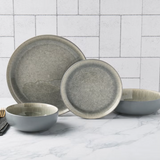 Denmark Stoneware Dinnerware Set, 16-pieces