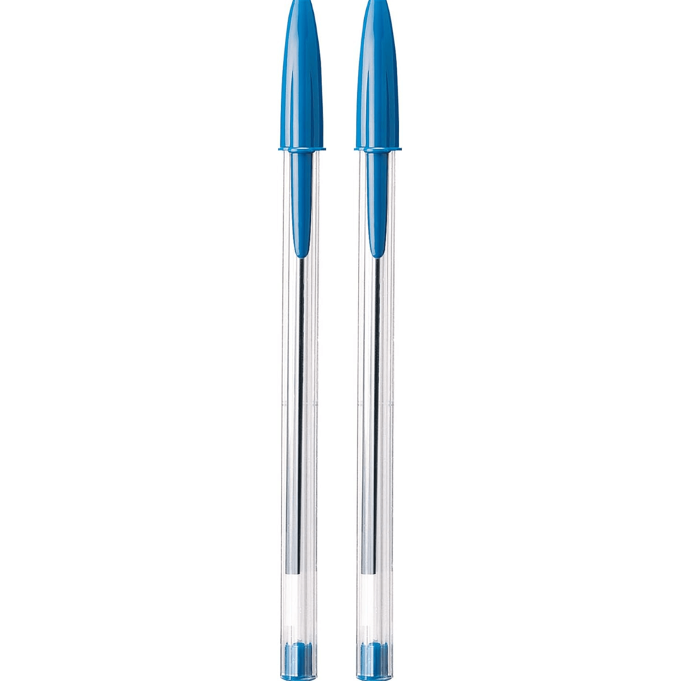 BIC CRISTAL - EXTRA SMOOTH BALL PENS BLUE 2PCS