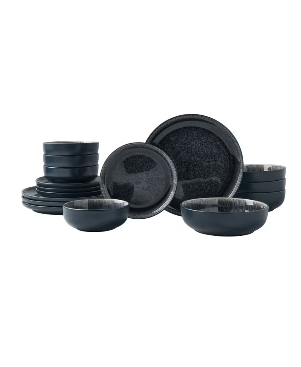 Denmark Stoneware Dinnerware Set, 16-pieces
