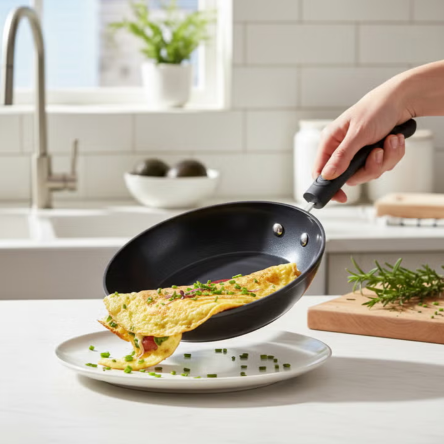 T-fal Ceramic Non-Stick Skillet Set, 3-pieces