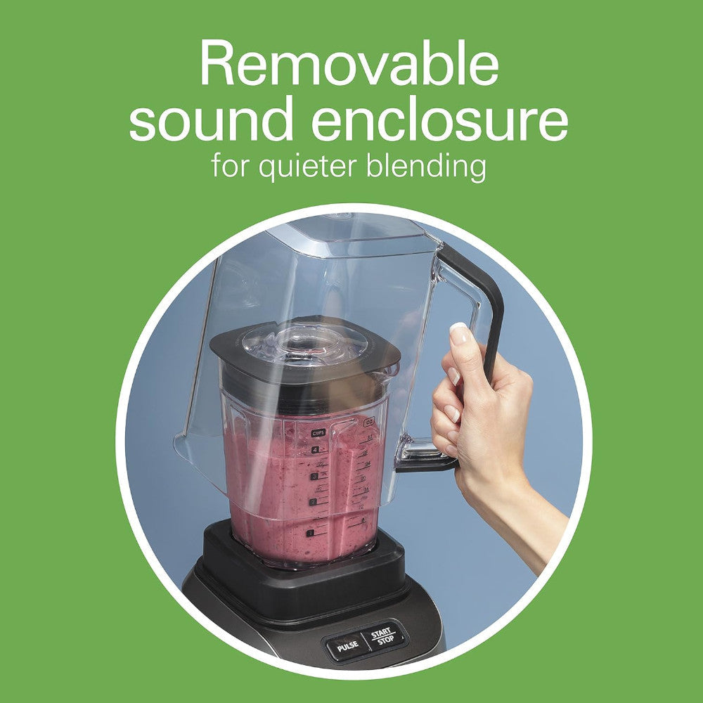 HAMILTON BEACH PROFESSIONAL 58870 Quiet Shield Blender - Refurbished with Home Essentials warranty