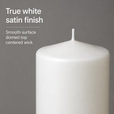 Yummi 3" x 6"  Round Pillar Candles - 3 per Pack