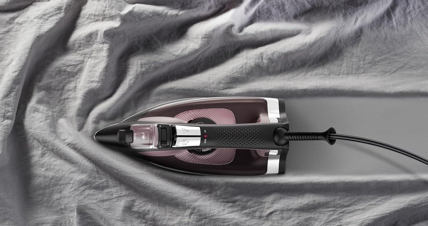 Rowenta Accessteam Steam Iron Microsteam 350 Soleplate Vertical Steaming Perfect Steam Distribution 180 g/min Steam Boost
