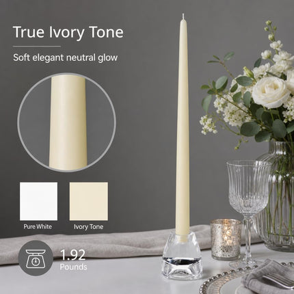 Yummi , Taper Candles - 12 inch - 12 per Pack