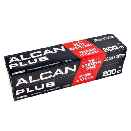 Rouleau de papier aluminium Alcan 30 centimètres x 200 mètres