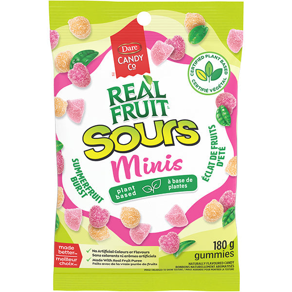 DARE Realfruit Mini Sours Summerfruit Burst 180 g