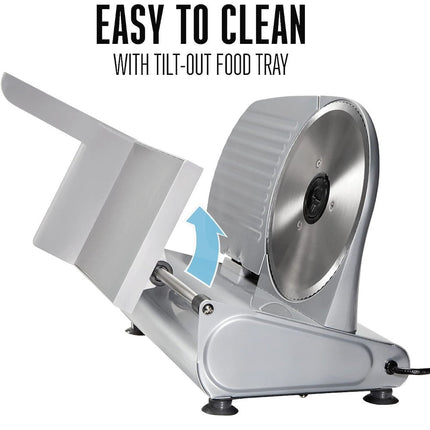 WESTON 61-0901-W Heavy Duty 9" Food Slicer - Refurbished with Home Essentials Warranty