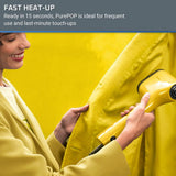Rowenta Pure Pop, Handheld Steamer for Clothes 1.5 Pounds 15 Second Heatup, 2.3 Ounce Capacity 1150 Watts Portable, Garment Steamer, With Lint Remover, Yellow