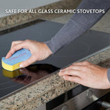 Vileda Scrunge Glass Ceramic Stovetop No-Scratch Scrub Sponge (Pack of 4)