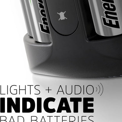 Energizer AA and AAA Battery Charger with 4 AA NiMH Rechargeable Batteries, Recharge Pro Battery Charger for Double A Batteries and Triple A Batteries