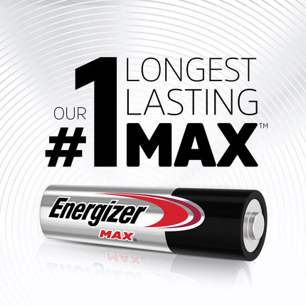 Energizer MAX AA Batteries (10 Pack), Double A Alkaline Batteries