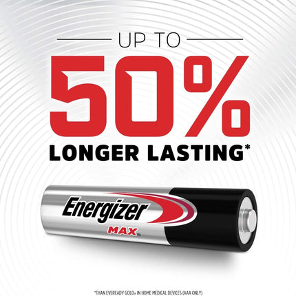 Energizer MAX AAA Batteries (10 Pack), Triple A Alkaline Batteries