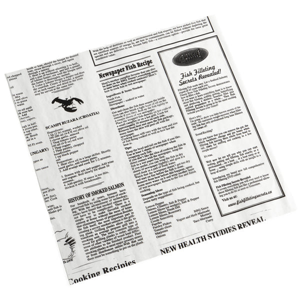 Mpc Paper Fish & Chip Pattern 12IN 1000 ct