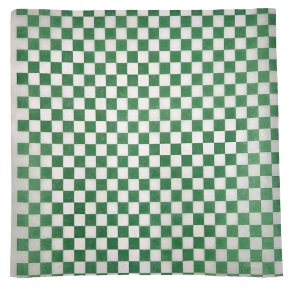 Mpc Paper Green Checker 12in 1000 ct
