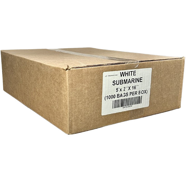 Mpc Paper White Sub Bags 5X2X16 1000 ct